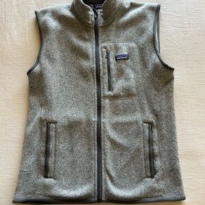 Patagonia Heather Gray Fleece Vest